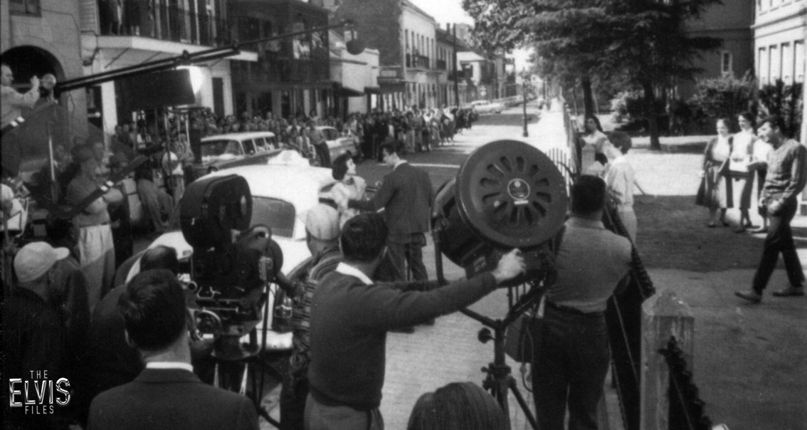 ELVIS DURANTE EL RODAJE DE KING CREOLE