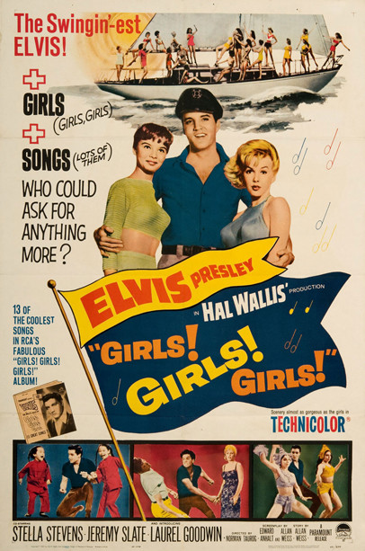 Cartel de Girls! Girls! Girls!